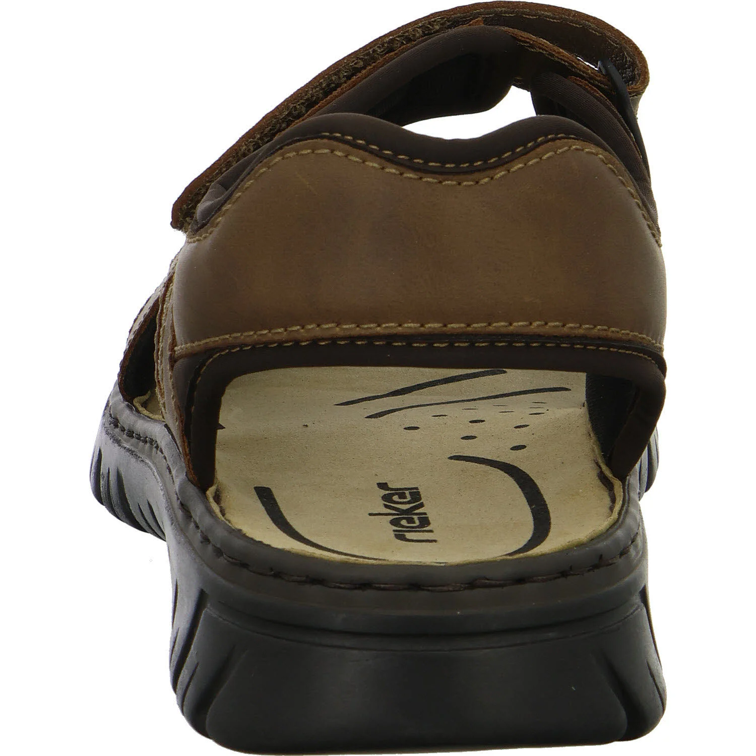 Rieker Herren Sandalen 26761-22 26761 noce/kiesel/braun G (weit)
