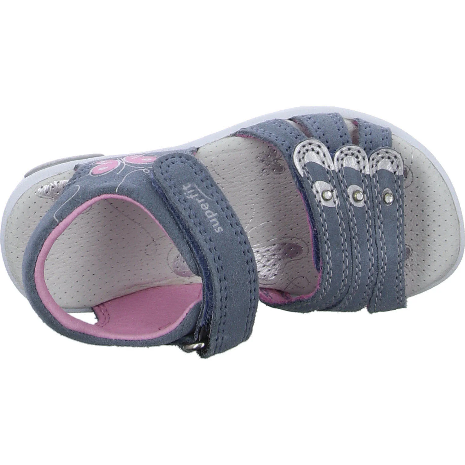 Element 8 von 8 (Bild) – Superfit Kinder Sandalen 1-006137-8020 Emily blau/rosa WMS mittel