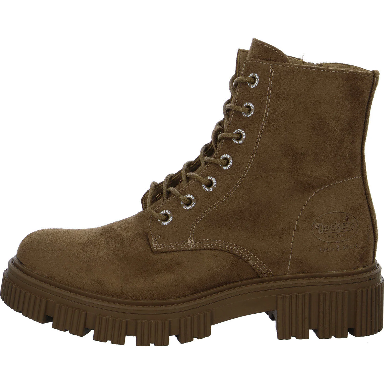 Element 6 von 8 (Bild) – Dockers by Gerli Damen Schnürstiefel 51DA913770530 51DA913770 beige normal