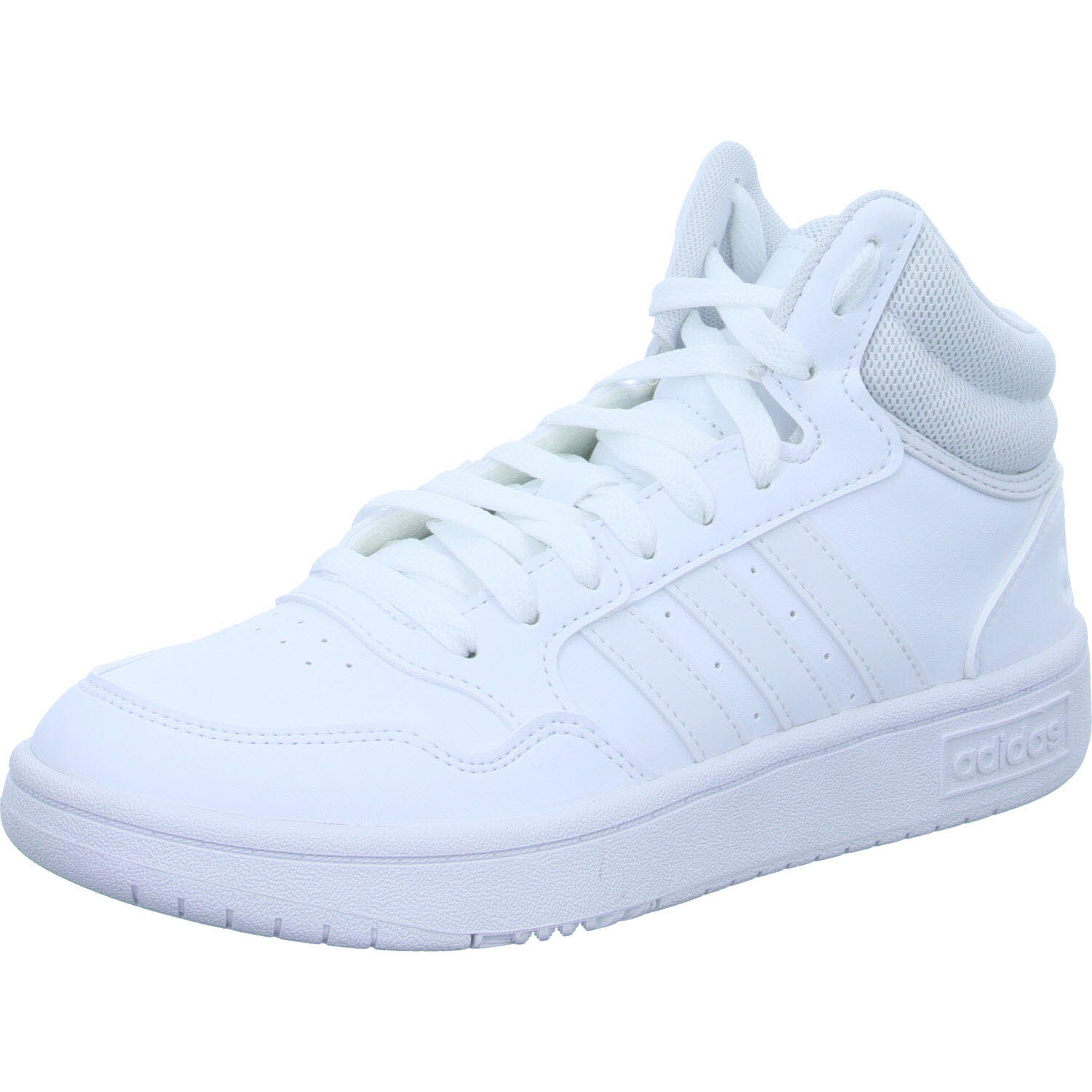 Adidas Damen Schnürstiefel GW5457 HOOPS 3.0 MID W FTWWHT/FTWWHT/DSHGRY normal