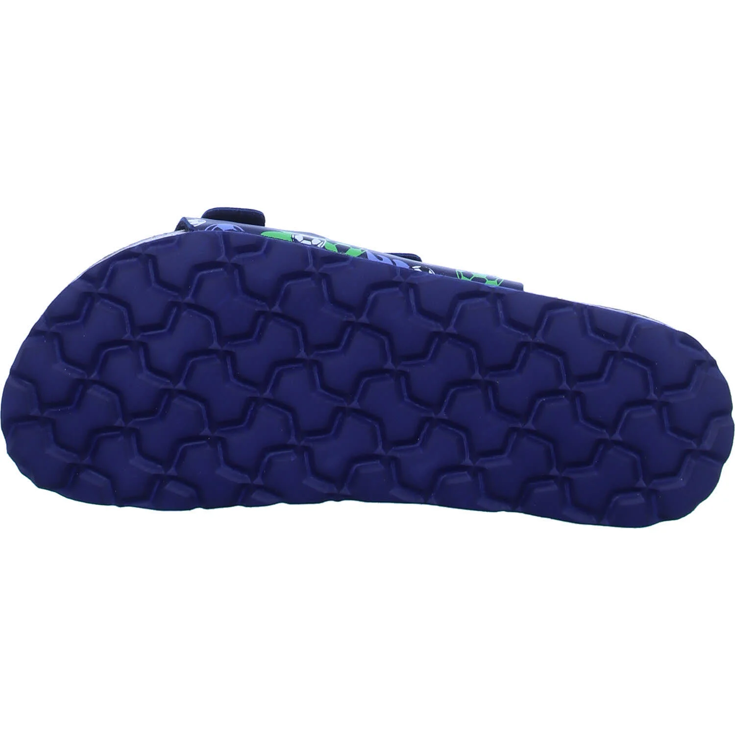 Superfit Kinder Pantoletten mit Fußbett 800111-8020 800111 blau WMS mittel